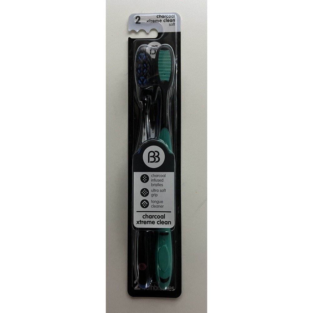 Brush‎ Buddies~ Charcoal Infused Toothbrushs - Soft Bristle